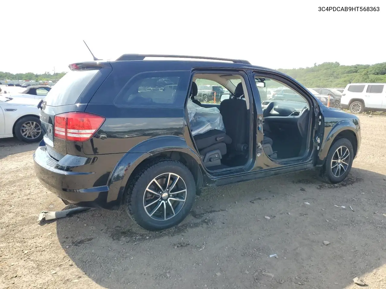 2017 Dodge Journey Se VIN: 3C4PDCAB9HT568363 Lot: 62709515