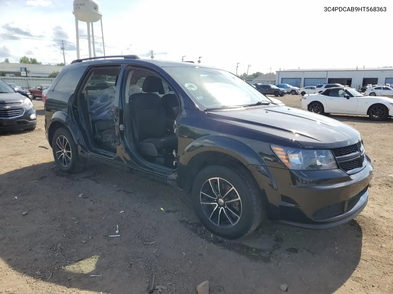 2017 Dodge Journey Se VIN: 3C4PDCAB9HT568363 Lot: 62709515