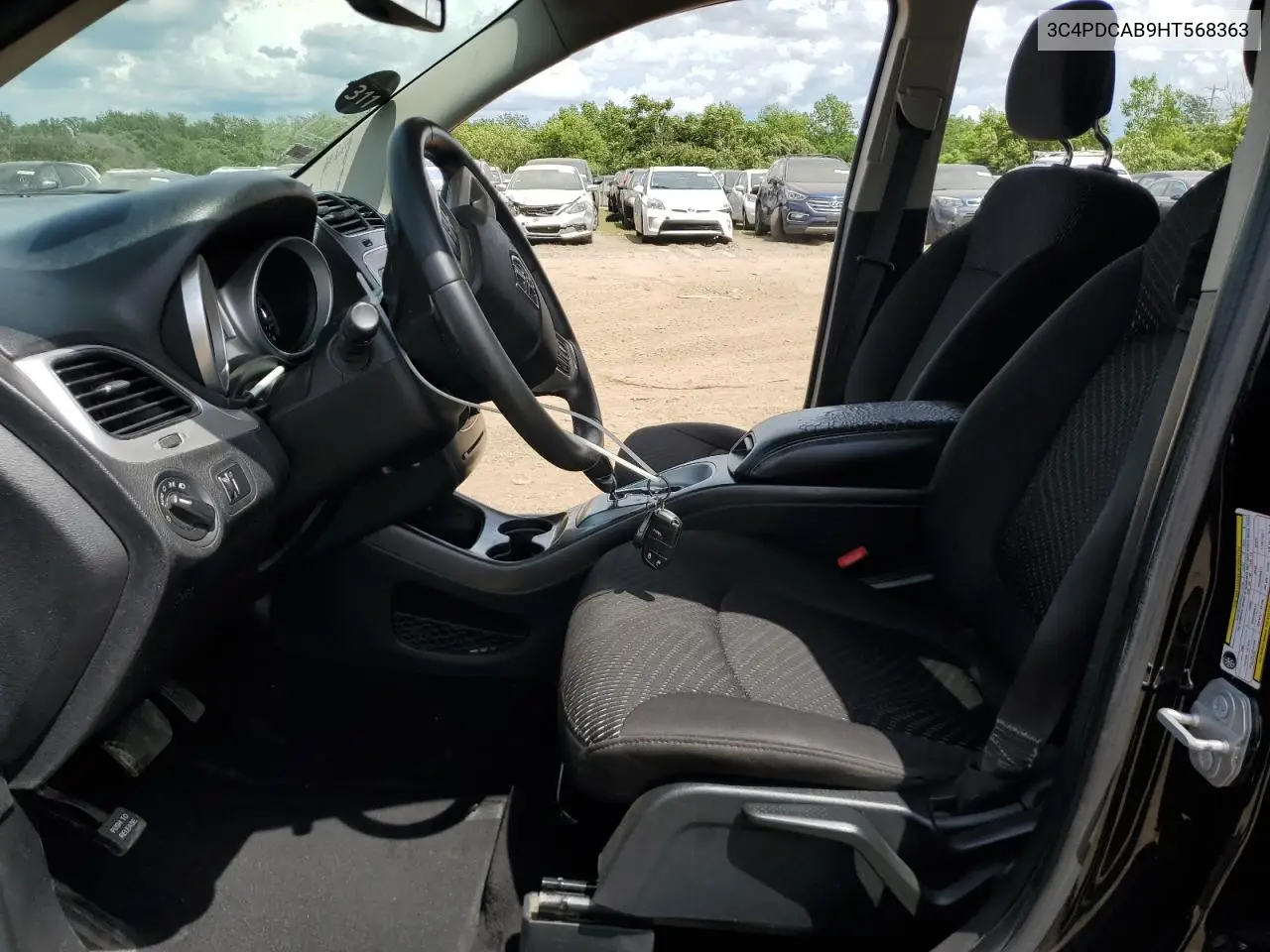 2017 Dodge Journey Se VIN: 3C4PDCAB9HT568363 Lot: 62709515