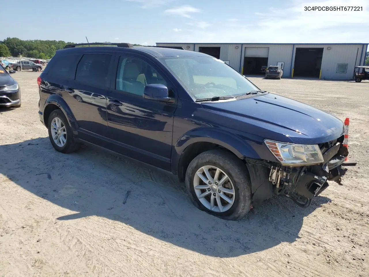 2017 Dodge Journey Sxt VIN: 3C4PDCBG5HT677221 Lot: 62757745