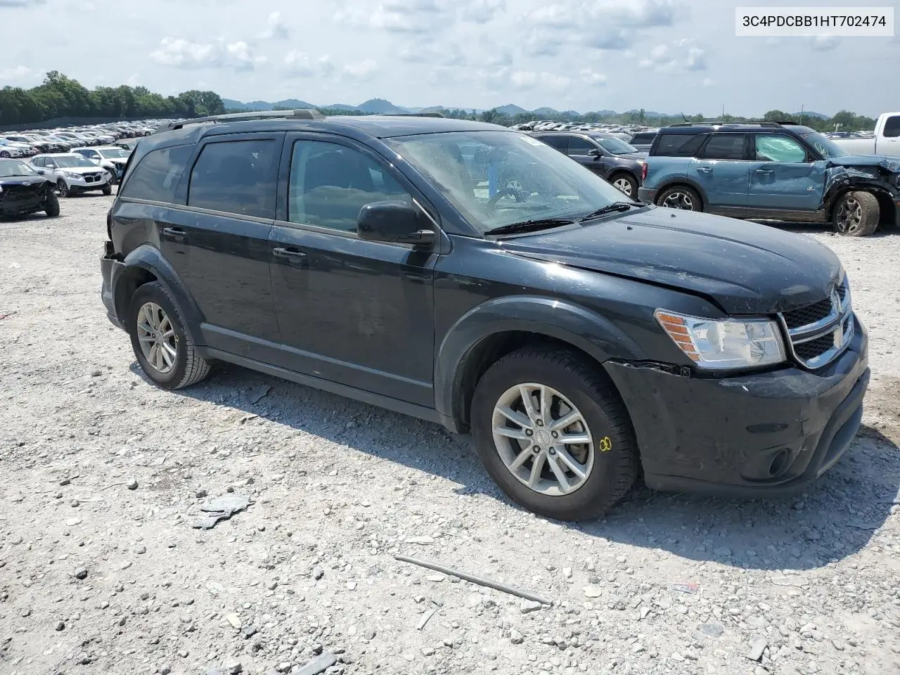 2017 Dodge Journey Sxt VIN: 3C4PDCBB1HT702474 Lot: 62908995