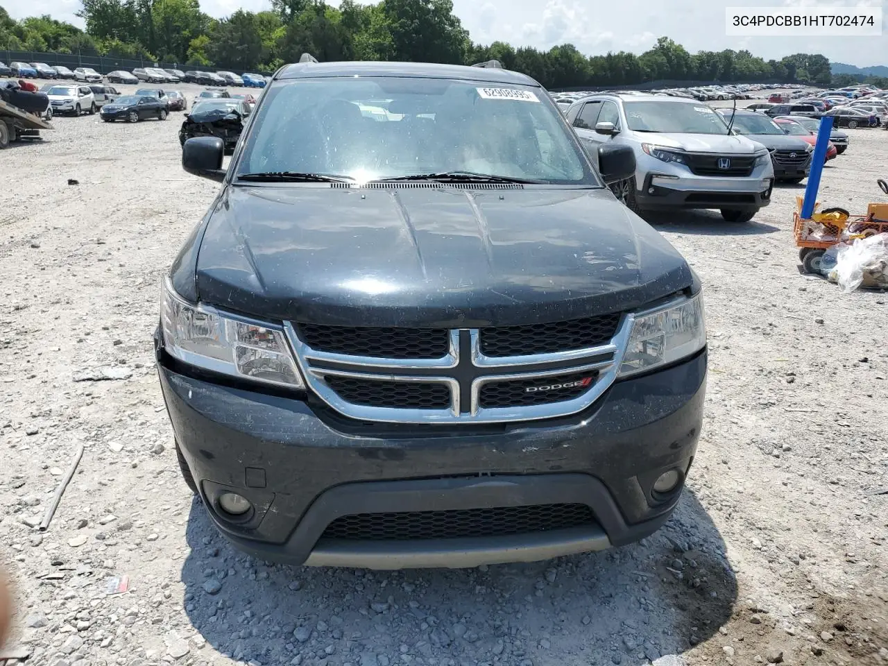 2017 Dodge Journey Sxt VIN: 3C4PDCBB1HT702474 Lot: 62908995