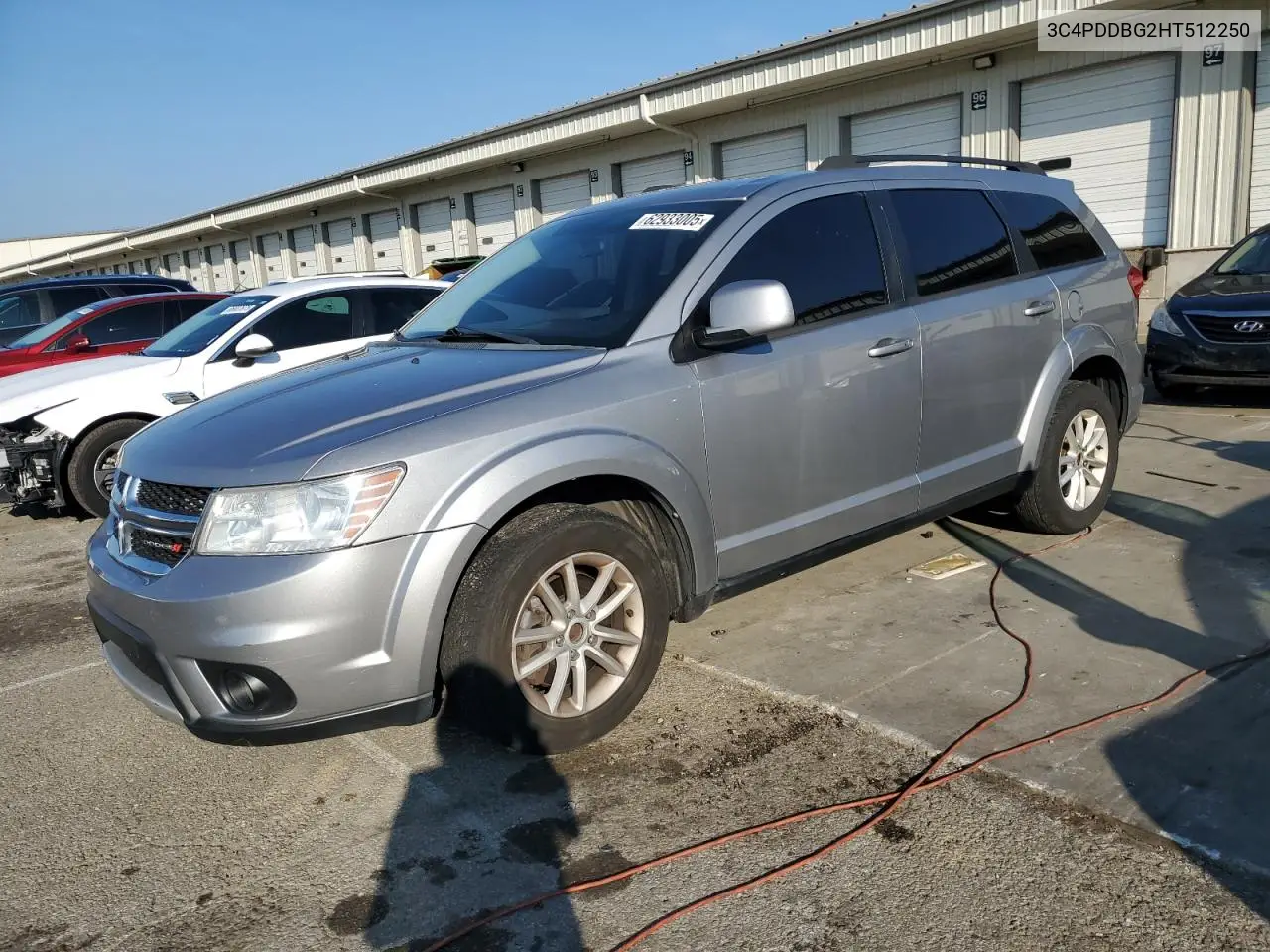 2017 Dodge Journey Sxt VIN: 3C4PDDBG2HT512250 Lot: 62933005