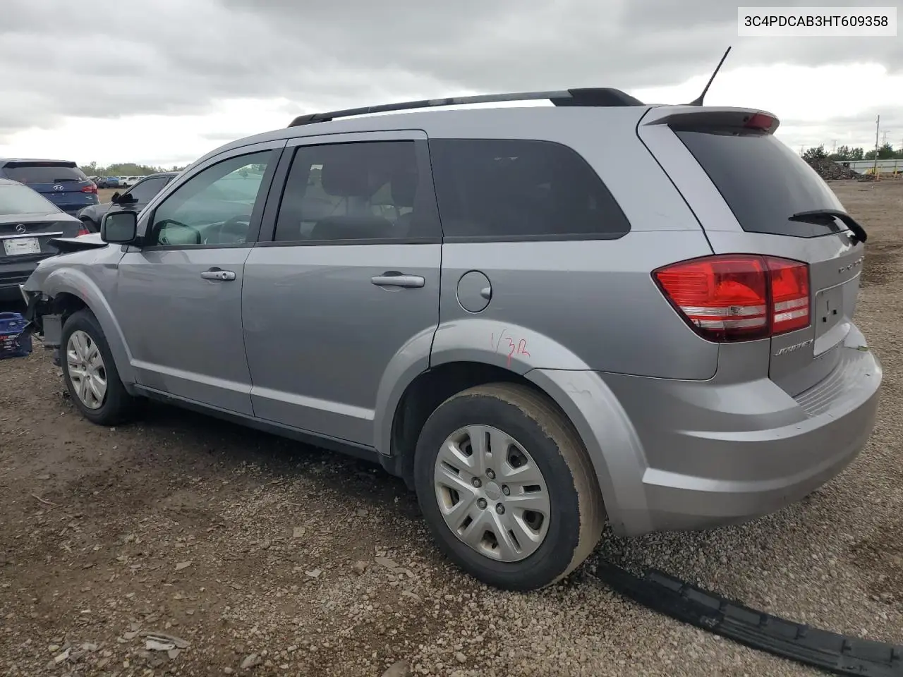 2017 Dodge Journey Se VIN: 3C4PDCAB3HT609358 Lot: 64367815