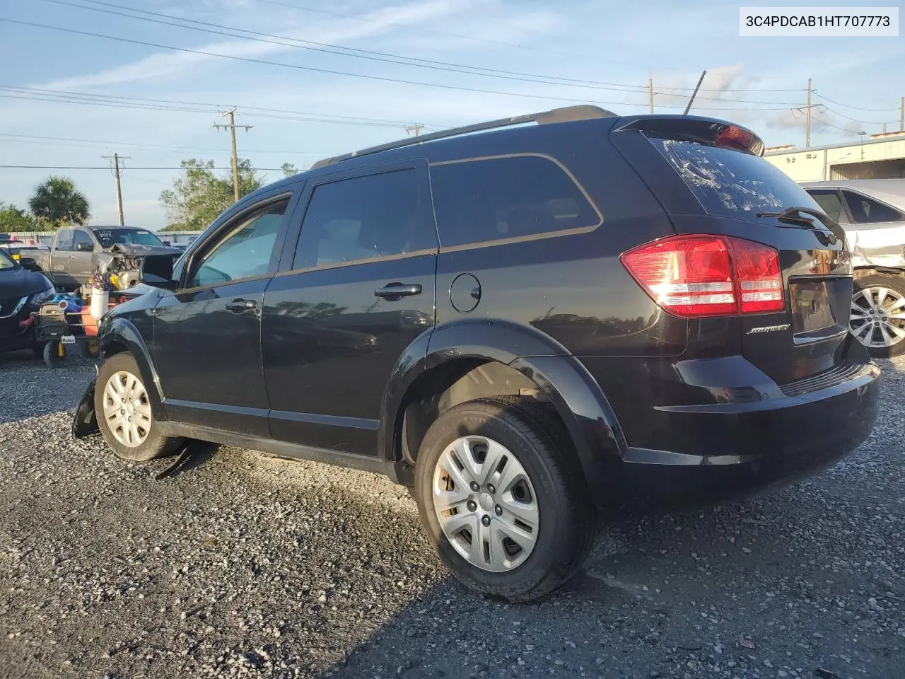 2017 Dodge Journey Se VIN: 3C4PDCAB1HT707773 Lot: 65551705