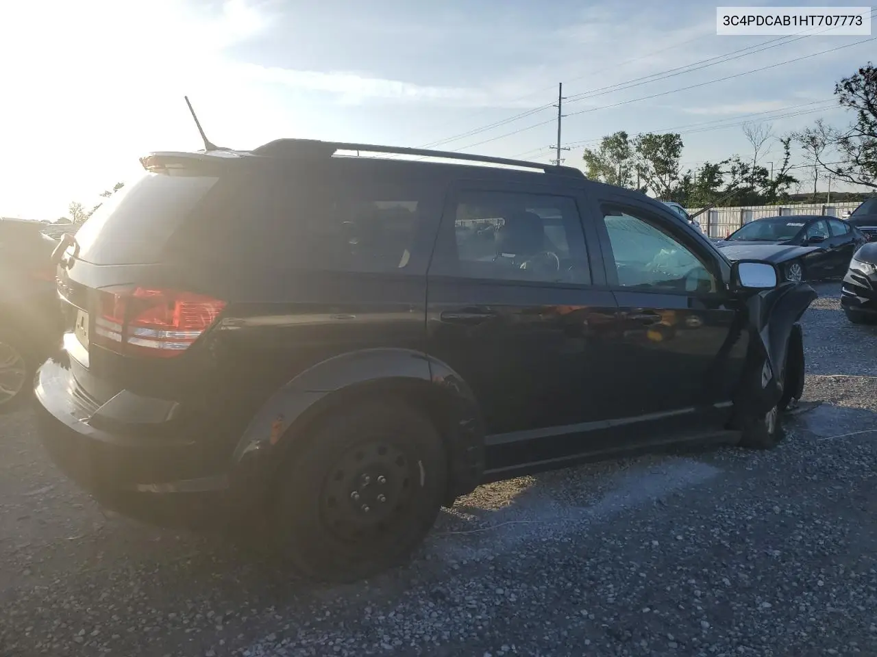 2017 Dodge Journey Se VIN: 3C4PDCAB1HT707773 Lot: 65551705