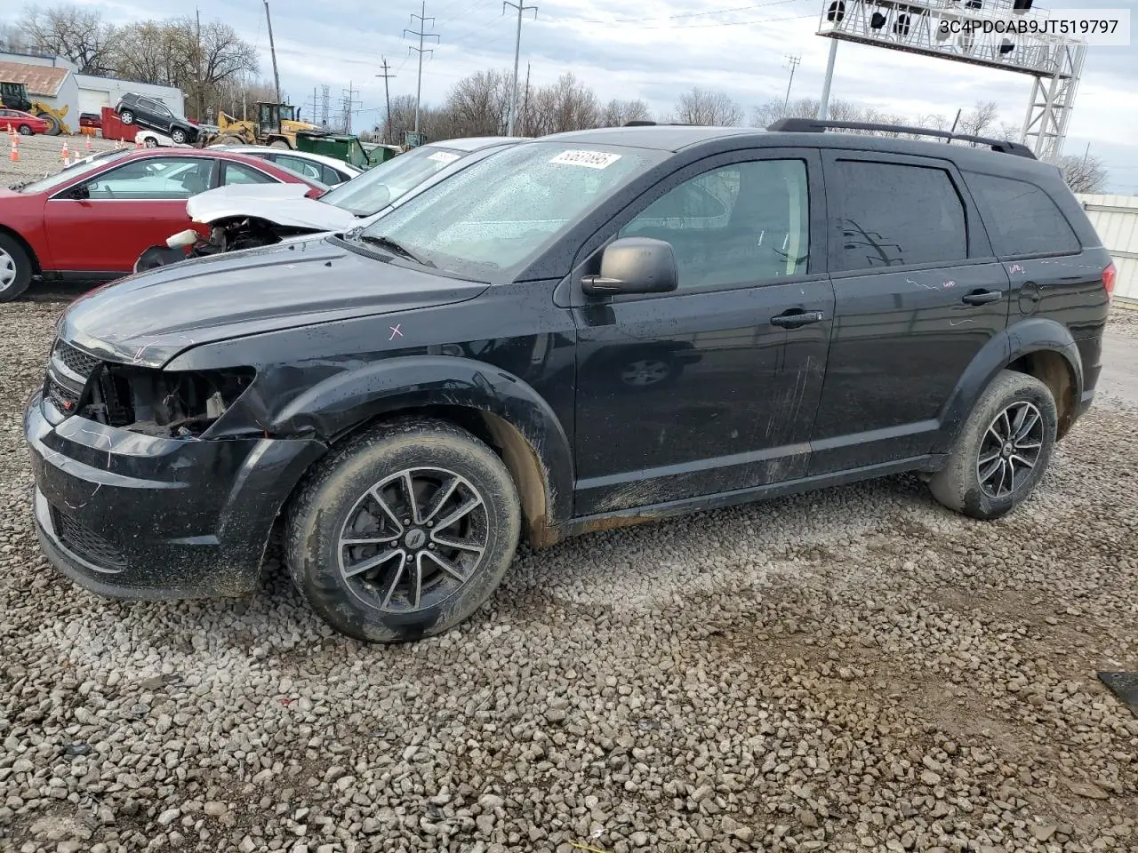 2018 Dodge Journey Se VIN: 3C4PDCAB9JT519797 Lot: 50631895