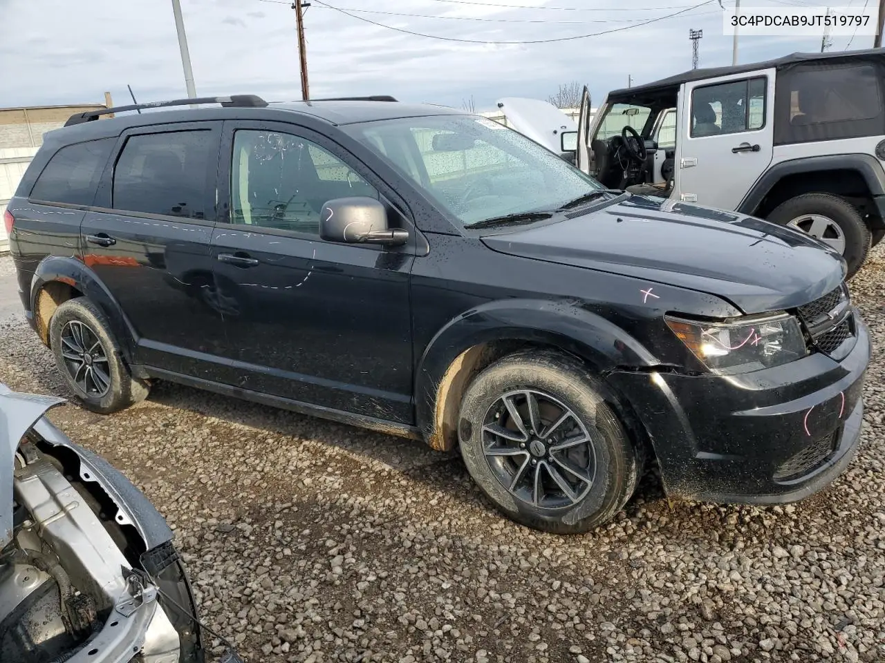 2018 Dodge Journey Se VIN: 3C4PDCAB9JT519797 Lot: 50631895