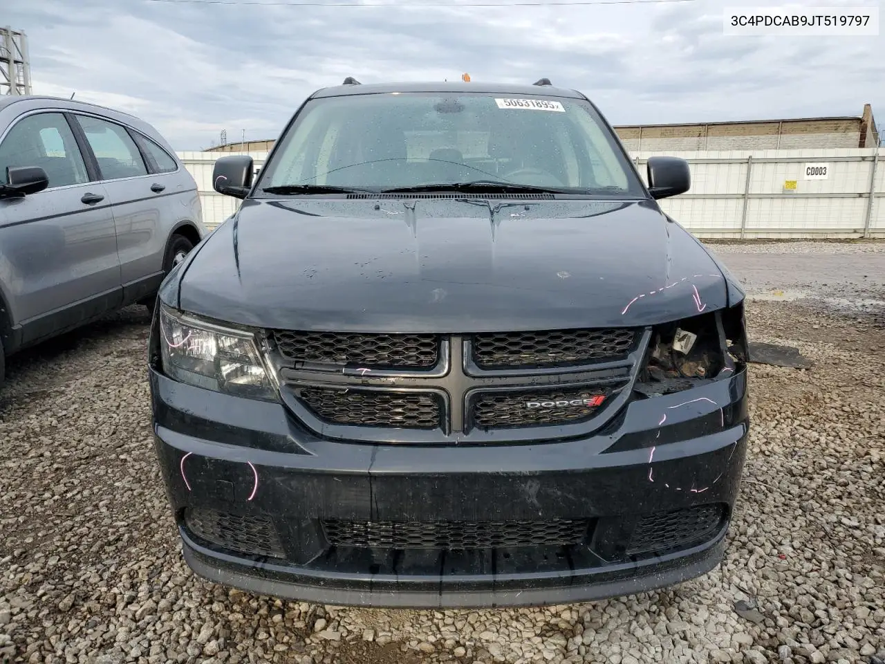 2018 Dodge Journey Se VIN: 3C4PDCAB9JT519797 Lot: 50631895