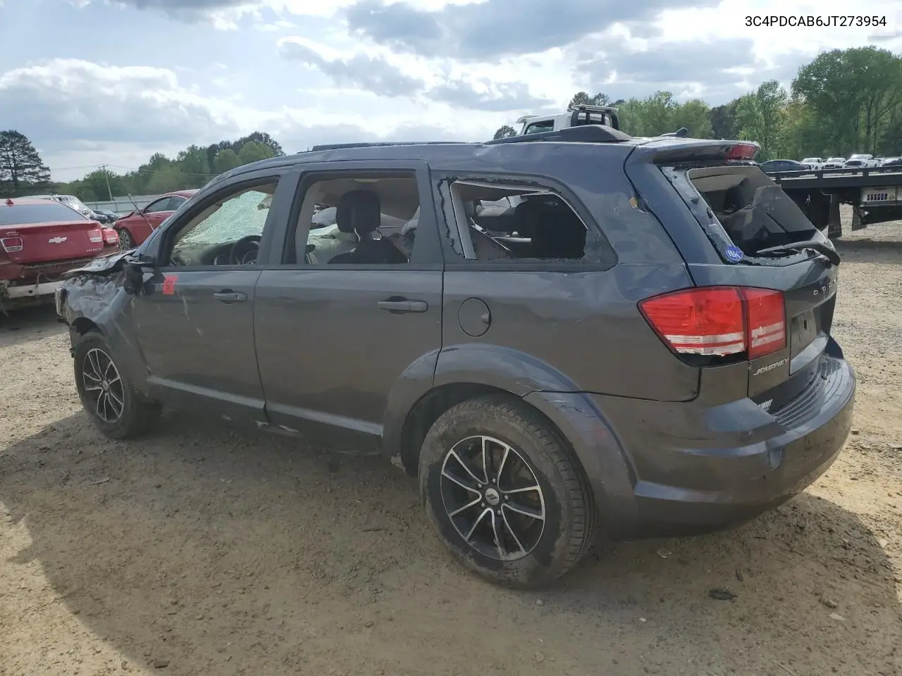 2018 Dodge Journey Se VIN: 3C4PDCAB6JT273954 Lot: 52583835