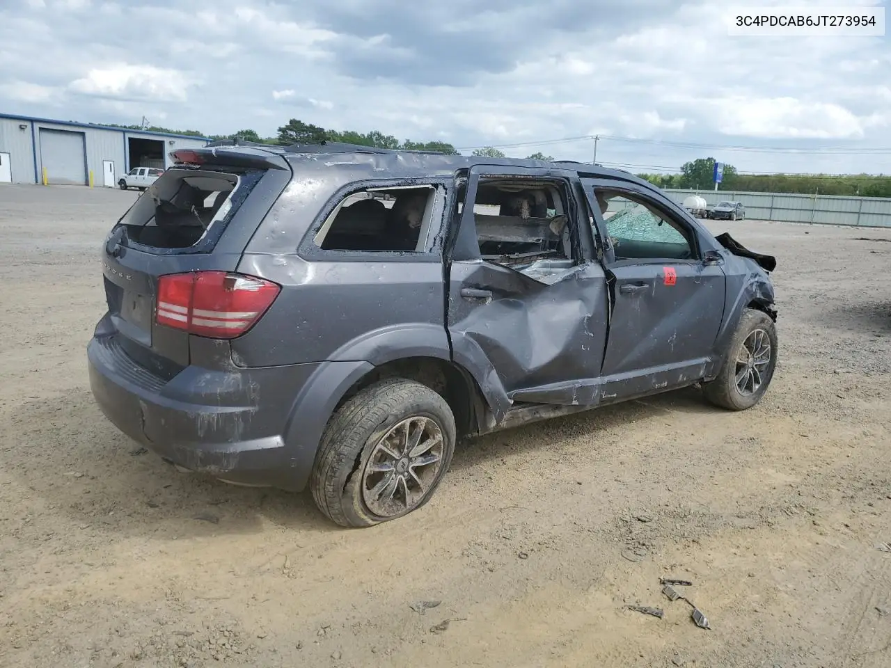 2018 Dodge Journey Se VIN: 3C4PDCAB6JT273954 Lot: 52583835