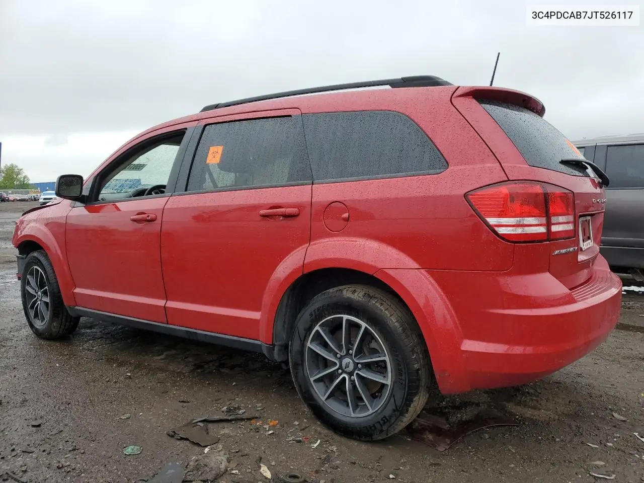 2018 Dodge Journey Se VIN: 3C4PDCAB7JT526117 Lot: 55917295
