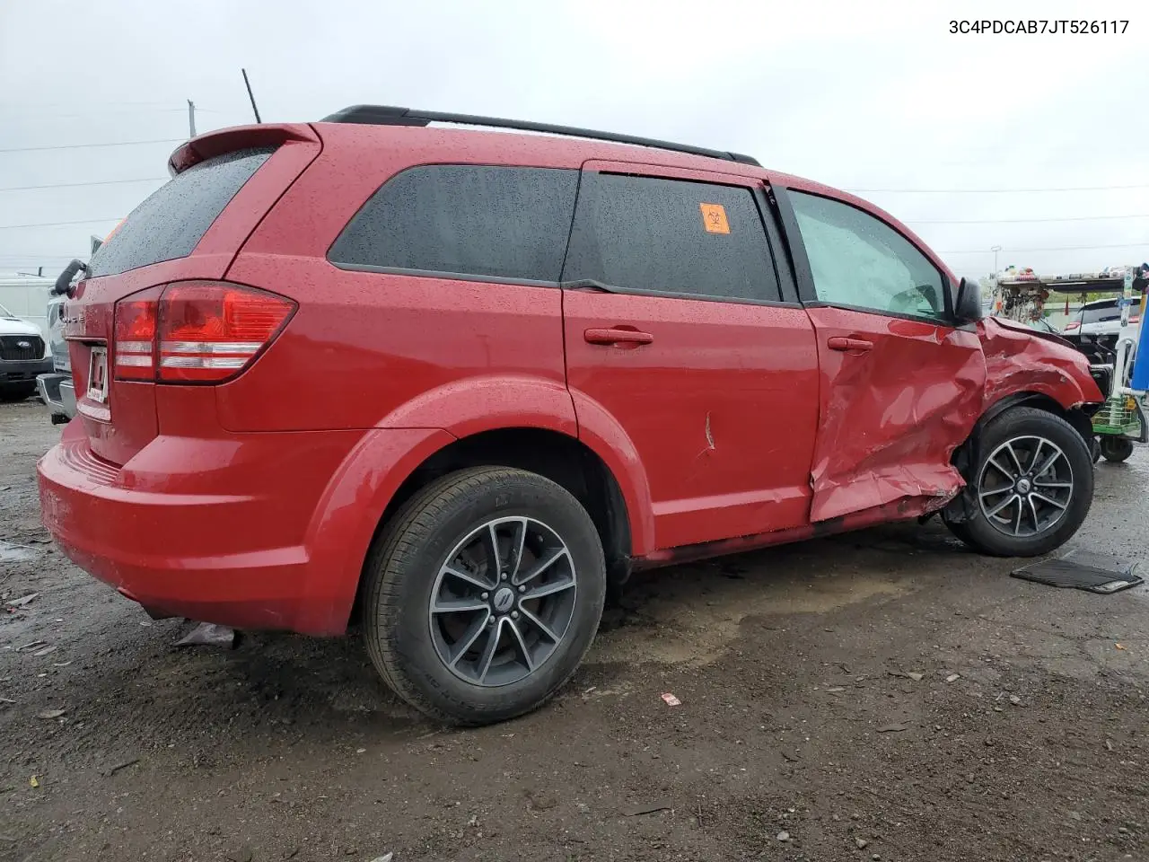 2018 Dodge Journey Se VIN: 3C4PDCAB7JT526117 Lot: 55917295