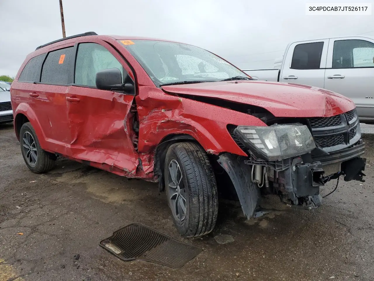 2018 Dodge Journey Se VIN: 3C4PDCAB7JT526117 Lot: 55917295