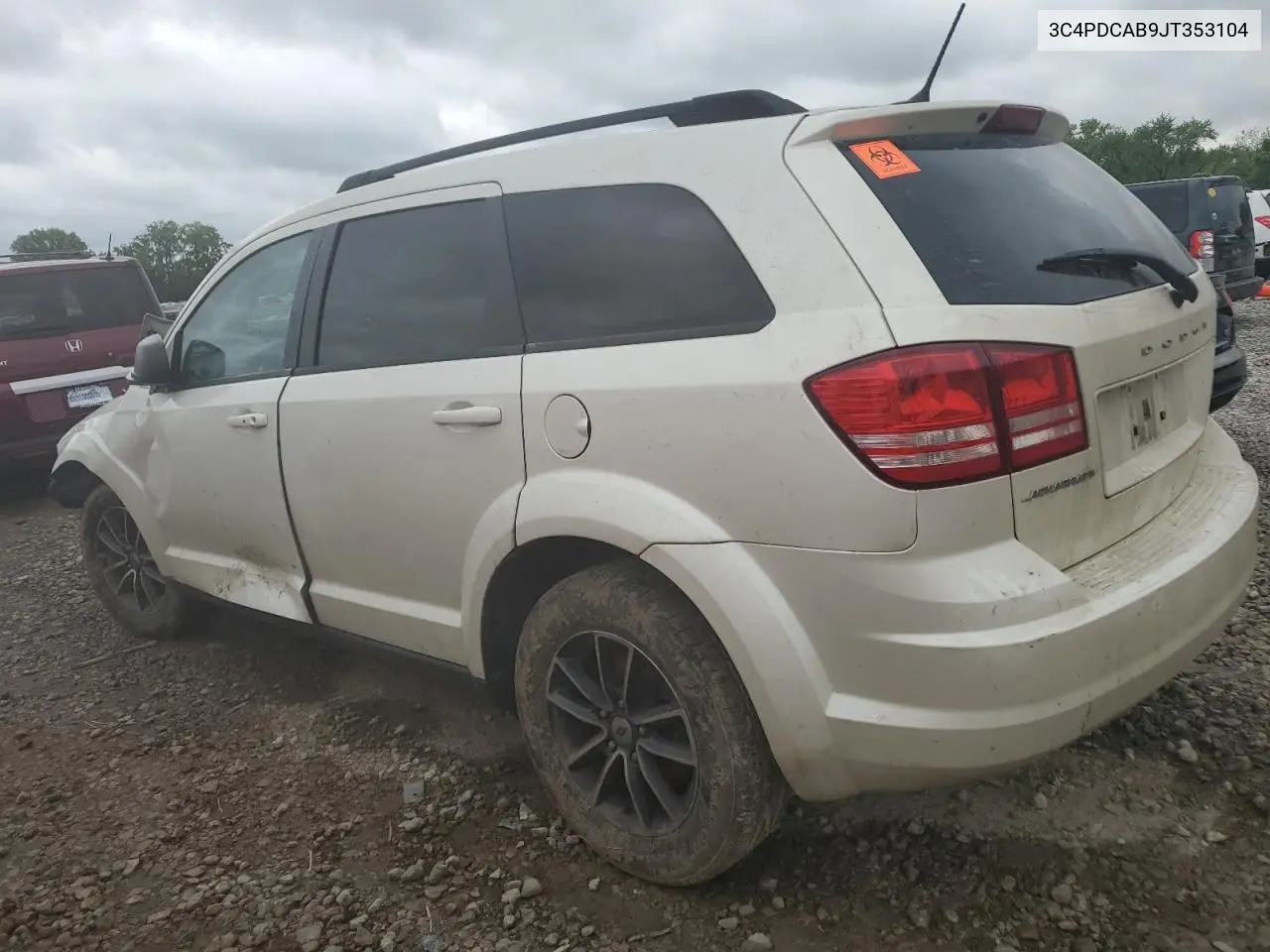 2018 Dodge Journey Se VIN: 3C4PDCAB9JT353104 Lot: 56369725