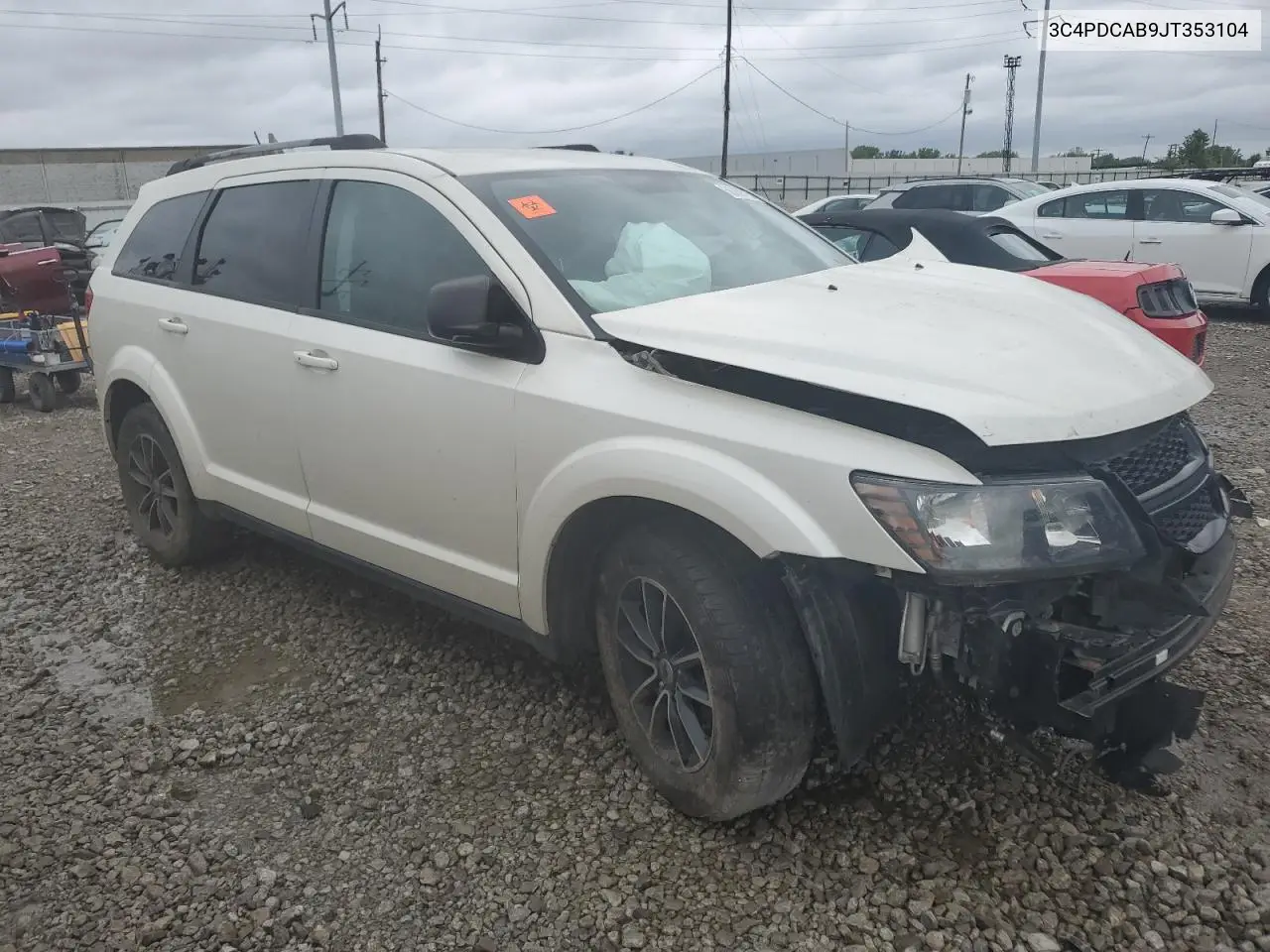 2018 Dodge Journey Se VIN: 3C4PDCAB9JT353104 Lot: 56369725