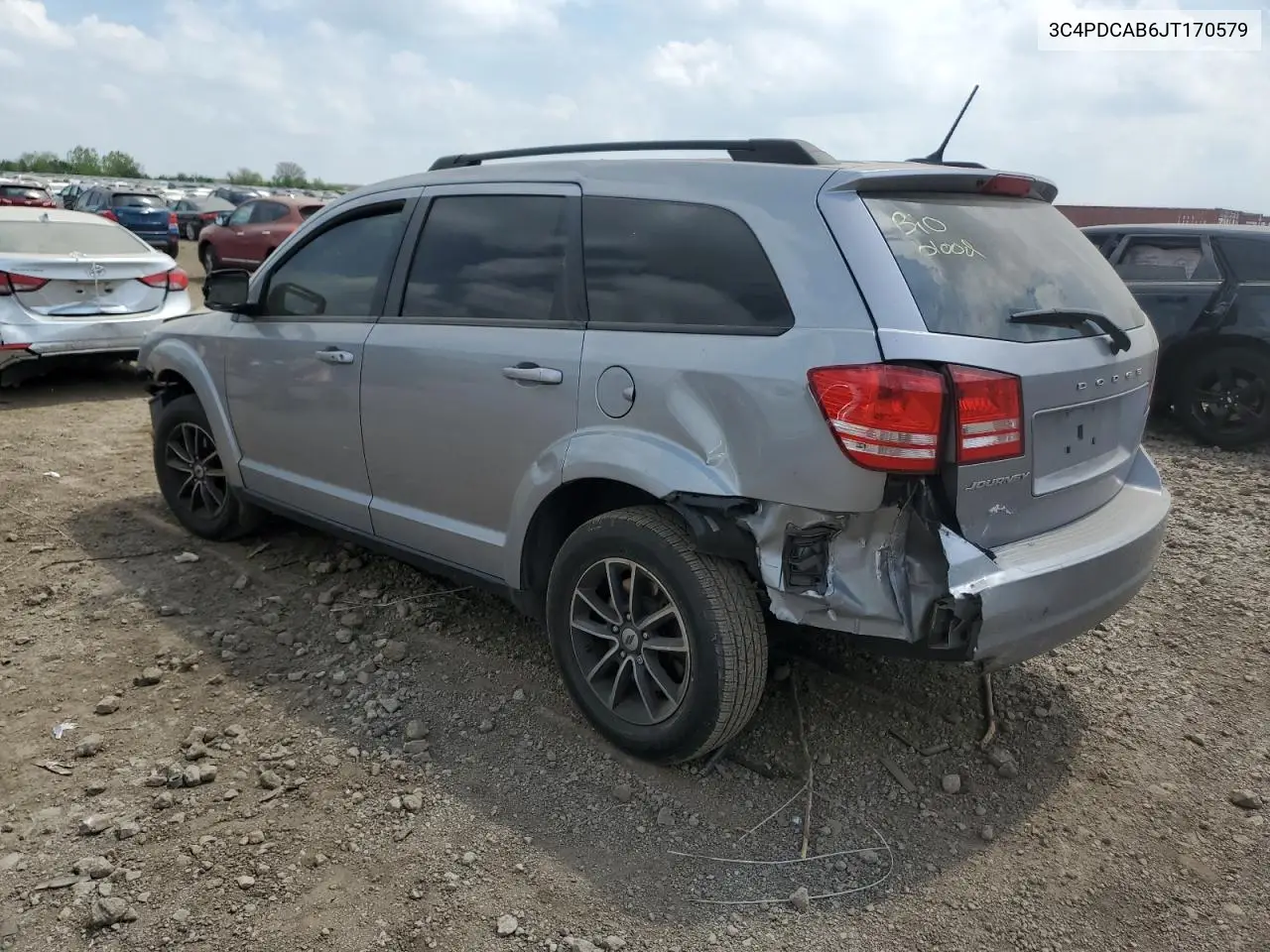 2018 Dodge Journey Se VIN: 3C4PDCAB6JT170579 Lot: 56503595