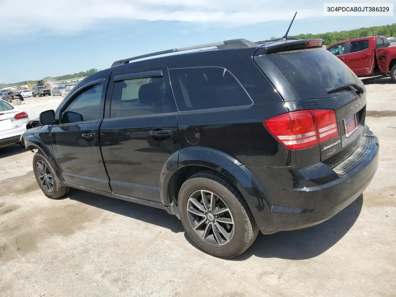 2018 Dodge Journey Se VIN: 3C4PDCAB0JT386329 Lot: 56749185