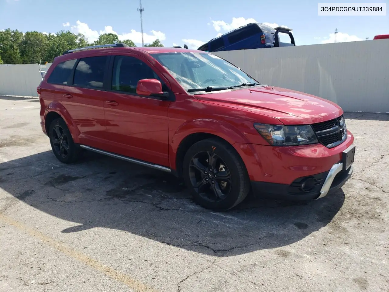 2018 Dodge Journey Crossroad VIN: 3C4PDCGG9JT339884 Lot: 56761815