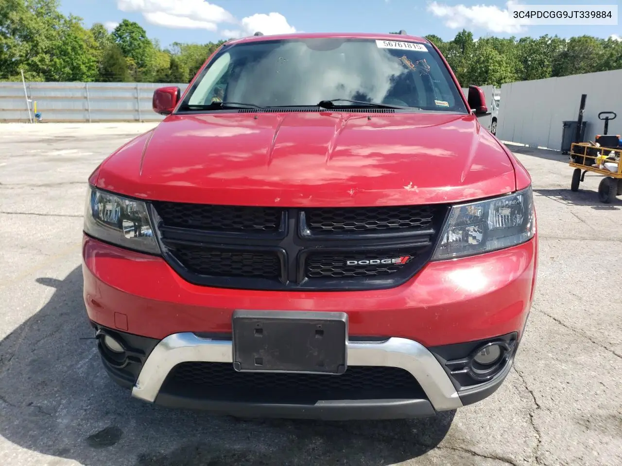 2018 Dodge Journey Crossroad VIN: 3C4PDCGG9JT339884 Lot: 56761815
