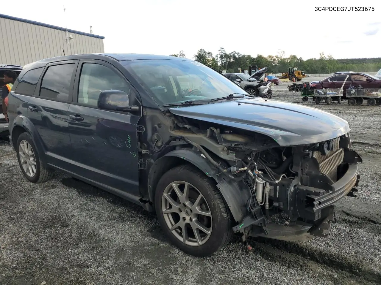 2018 Dodge Journey Gt VIN: 3C4PDCEG7JT523675 Lot: 56852695