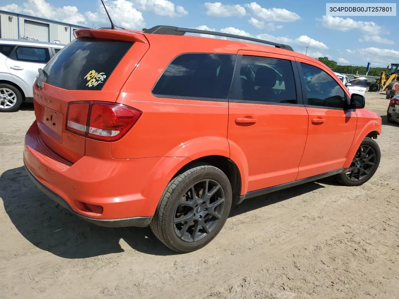 2018 Dodge Journey Sxt VIN: 3C4PDDBG0JT257801 Lot: 56919795