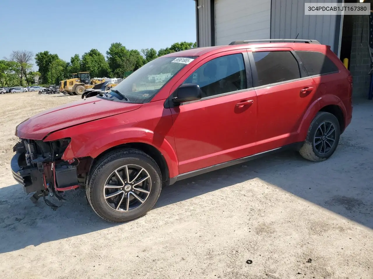 2018 Dodge Journey Se VIN: 3C4PDCAB1JT167380 Lot: 56981885