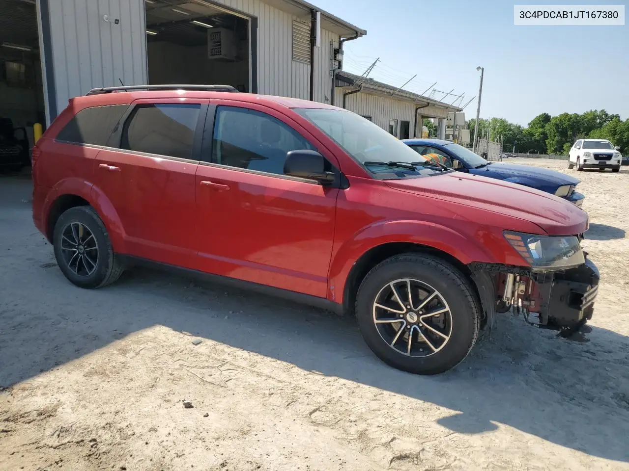 2018 Dodge Journey Se VIN: 3C4PDCAB1JT167380 Lot: 56981885