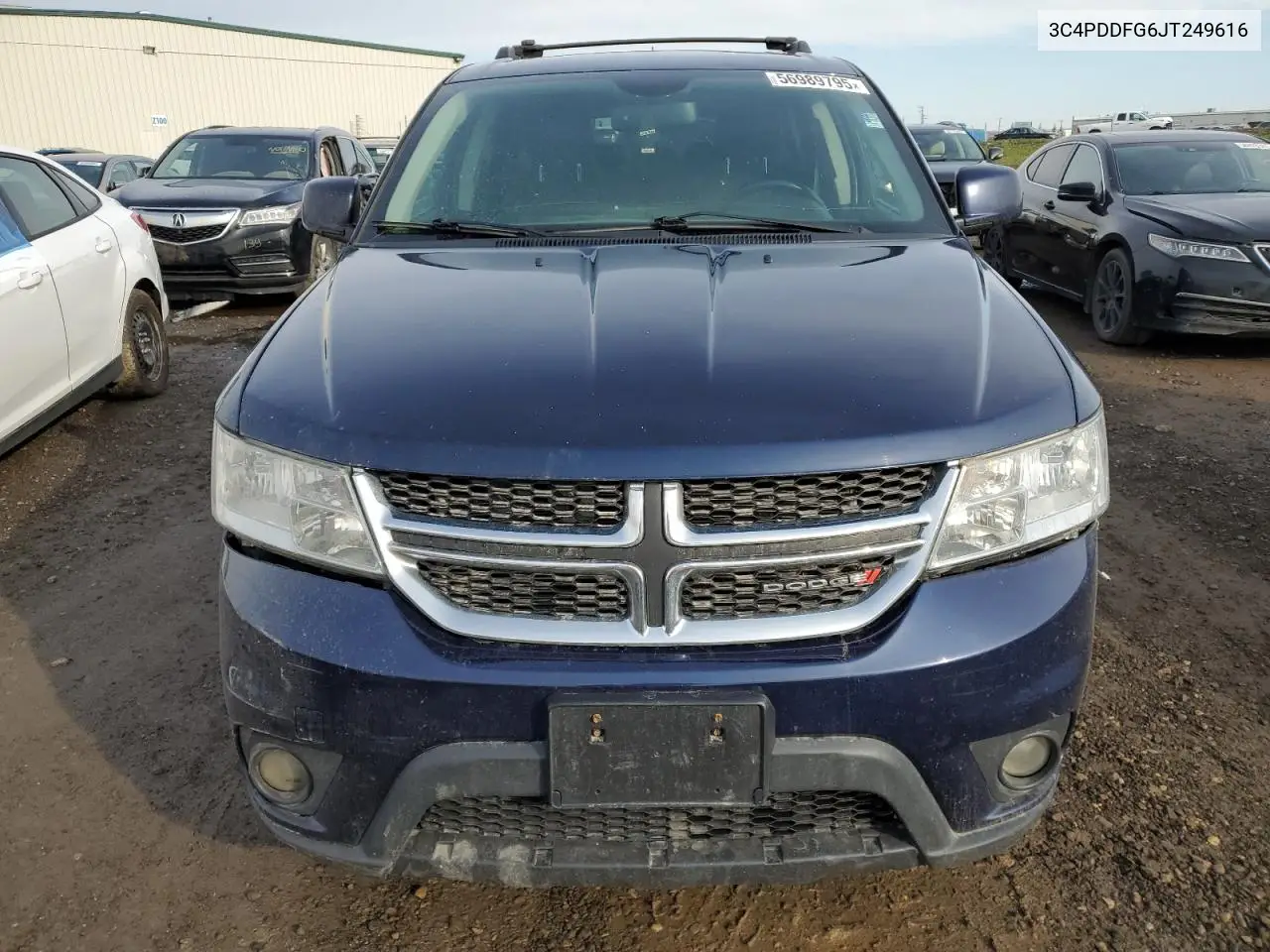 2018 Dodge Journey Gt VIN: 3C4PDDFG6JT249616 Lot: 56989795