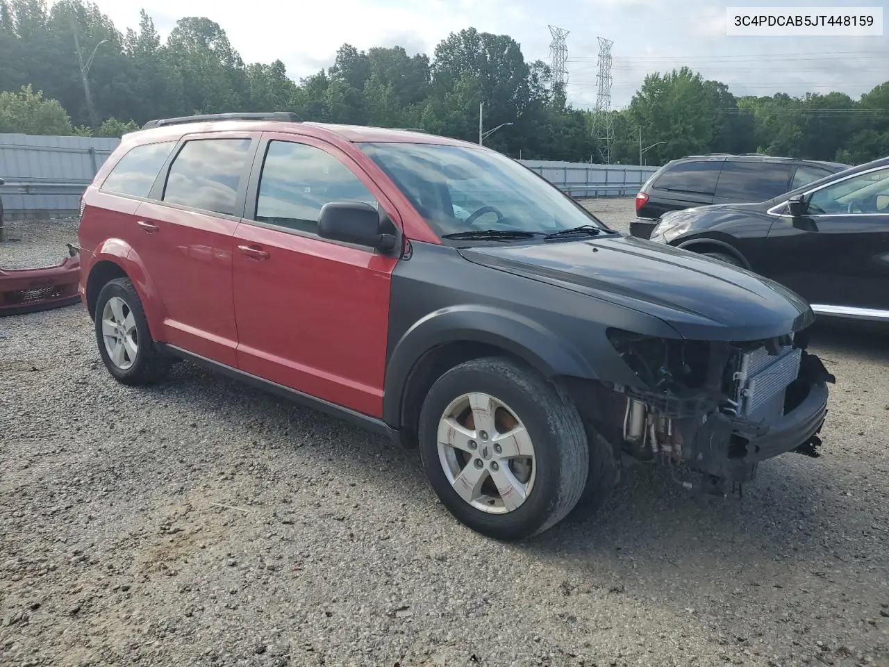 2018 Dodge Journey Se VIN: 3C4PDCAB5JT448159 Lot: 57023655