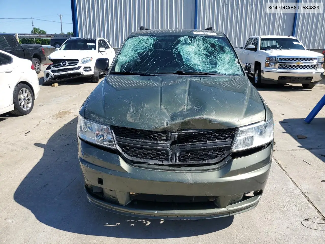 2018 Dodge Journey Se VIN: 3C4PDCAB8JT534839 Lot: 57784615