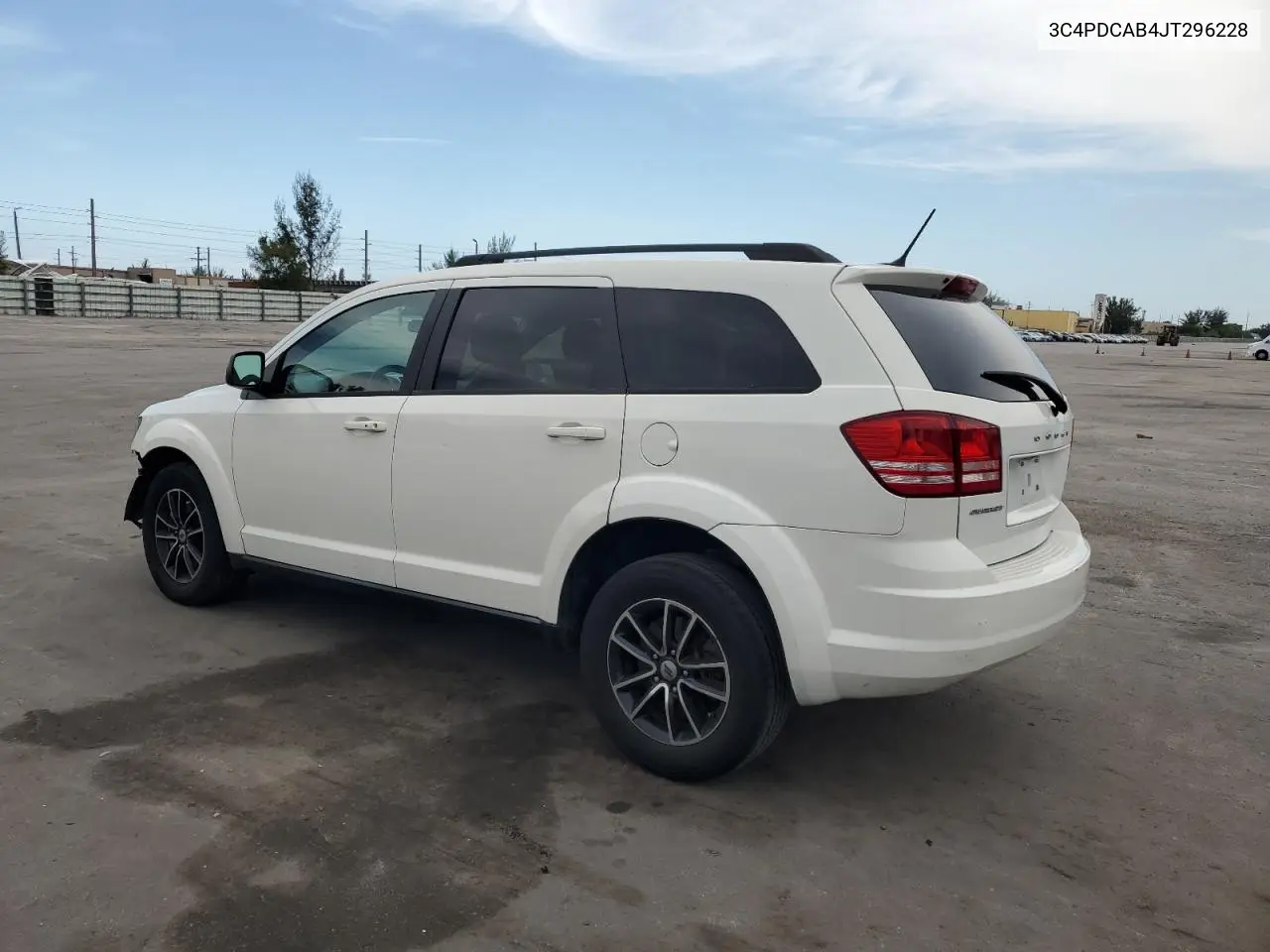 2018 Dodge Journey Se VIN: 3C4PDCAB4JT296228 Lot: 58307465