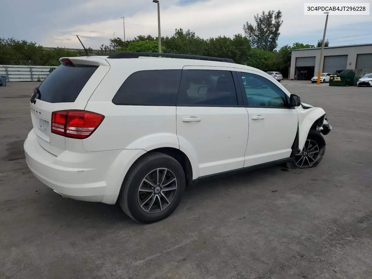 2018 Dodge Journey Se VIN: 3C4PDCAB4JT296228 Lot: 58307465