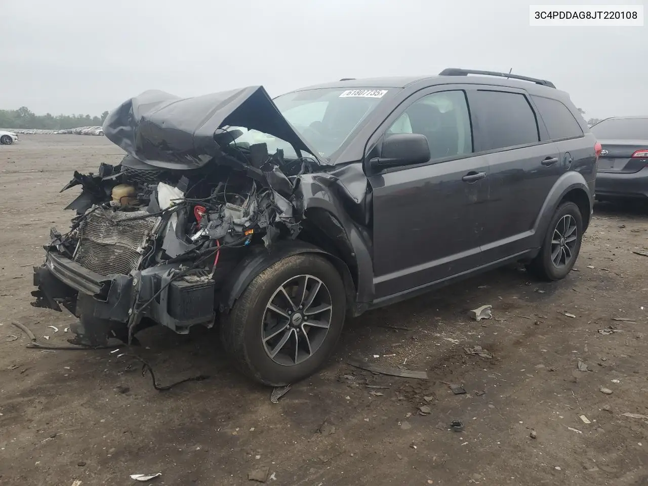 2018 Dodge Journey Se VIN: 3C4PDDAG8JT220108 Lot: 61807735