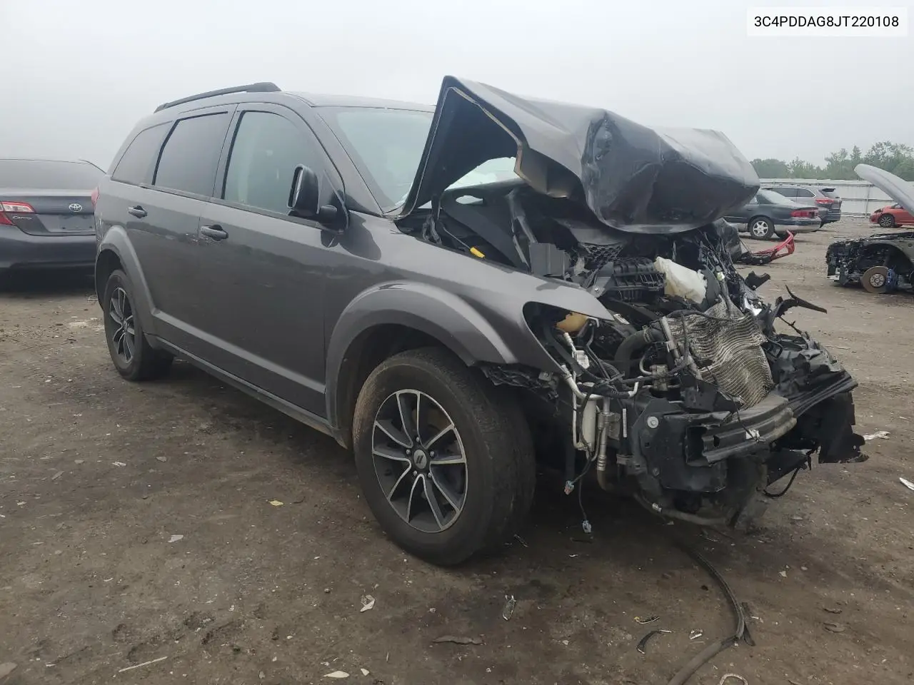 2018 Dodge Journey Se VIN: 3C4PDDAG8JT220108 Lot: 61807735
