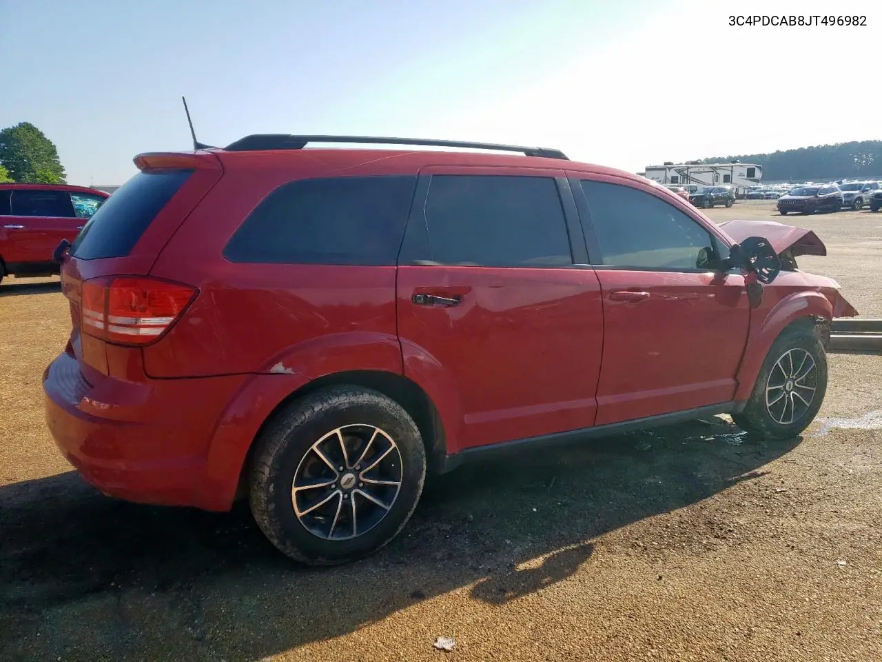 2018 Dodge Journey Se VIN: 3C4PDCAB8JT496982 Lot: 62195185