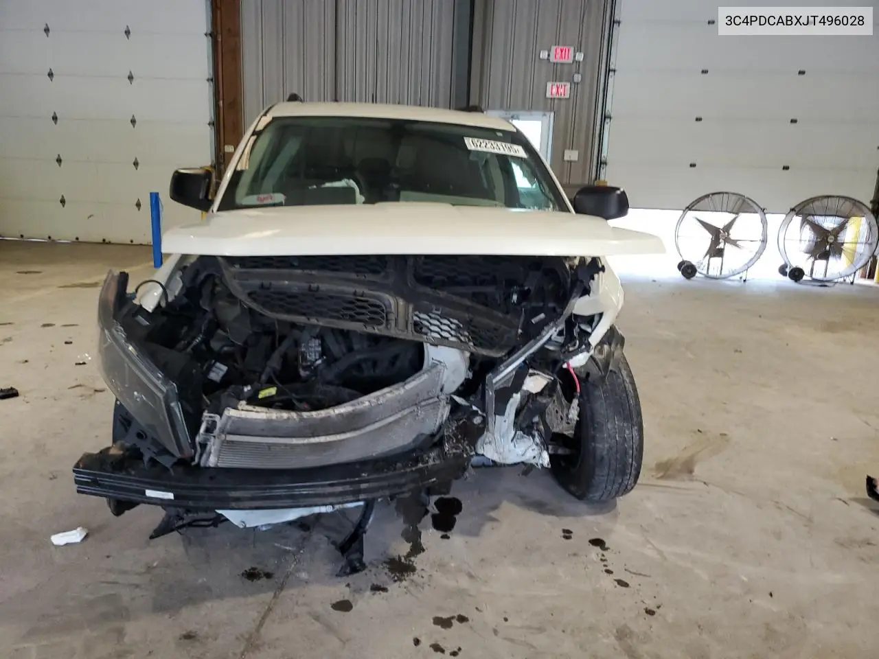 2018 Dodge Journey Se VIN: 3C4PDCABXJT496028 Lot: 62233195