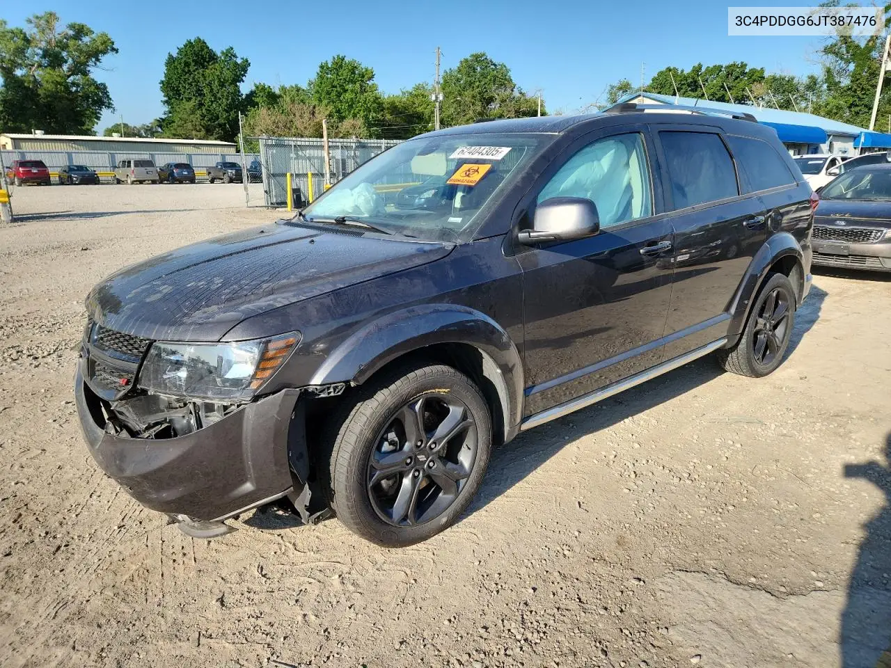 2018 Dodge Journey Crossroad VIN: 3C4PDDGG6JT387476 Lot: 62404305