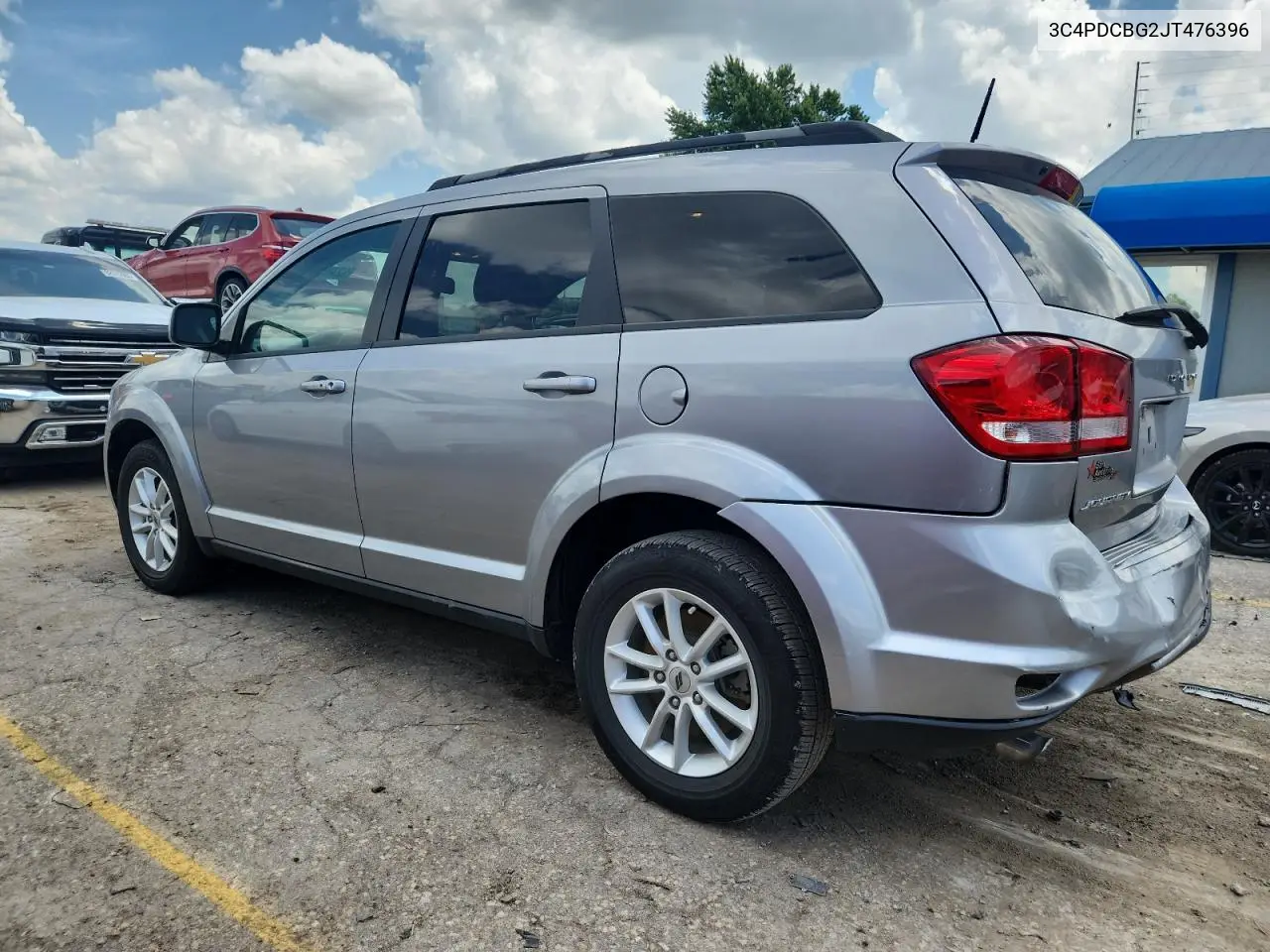 2018 Dodge Journey Sxt VIN: 3C4PDCBG2JT476396 Lot: 62495385