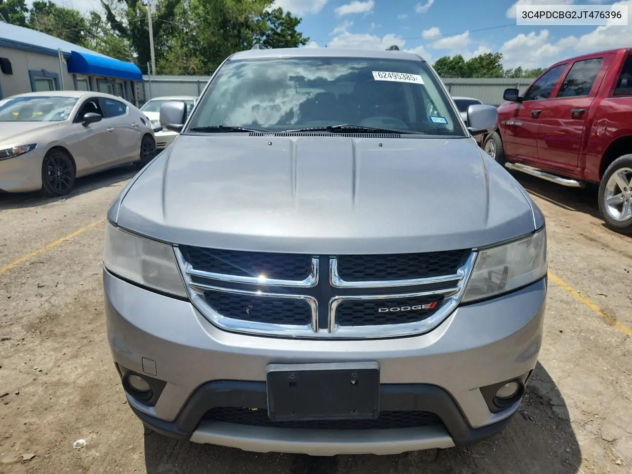 2018 Dodge Journey Sxt VIN: 3C4PDCBG2JT476396 Lot: 62495385
