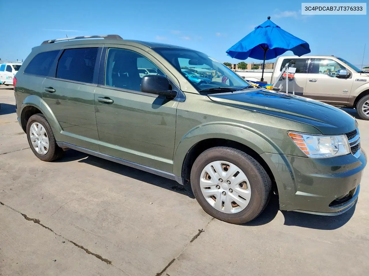 2018 Dodge Journey Se VIN: 3C4PDCAB7JT376333 Lot: 62609535