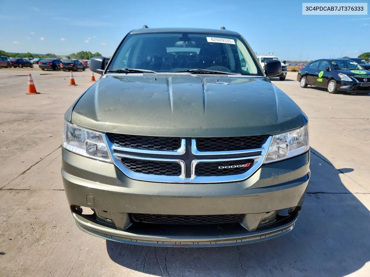 2018 Dodge Journey Se VIN: 3C4PDCAB7JT376333 Lot: 62609535