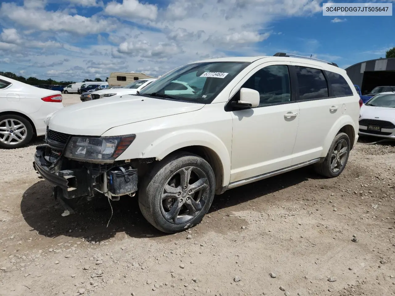 2018 Dodge Journey Crossroad VIN: 3C4PDDGG7JT505647 Lot: 62773465