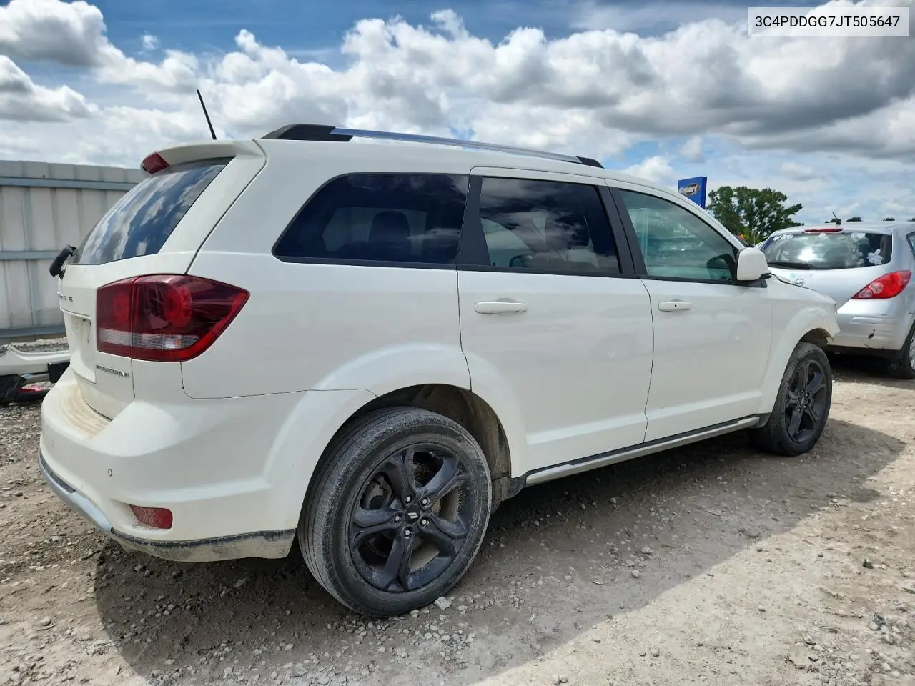 2018 Dodge Journey Crossroad VIN: 3C4PDDGG7JT505647 Lot: 62773465