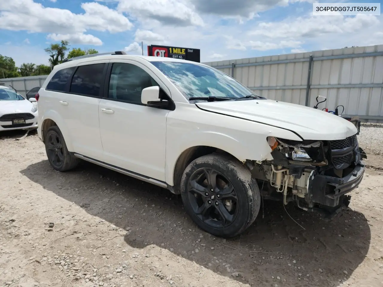 2018 Dodge Journey Crossroad VIN: 3C4PDDGG7JT505647 Lot: 62773465