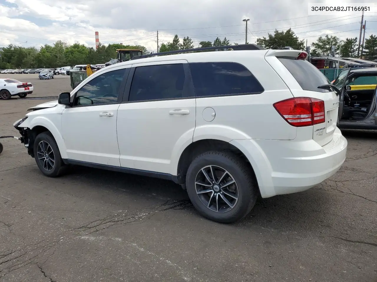 2018 Dodge Journey Se VIN: 3C4PDCAB2JT166951 Lot: 62786735
