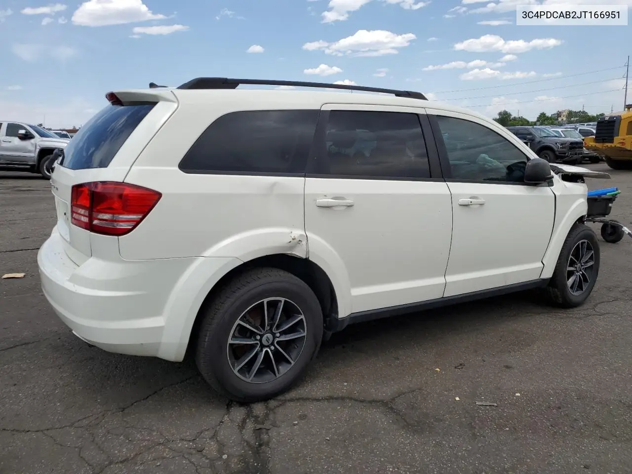 2018 Dodge Journey Se VIN: 3C4PDCAB2JT166951 Lot: 62786735