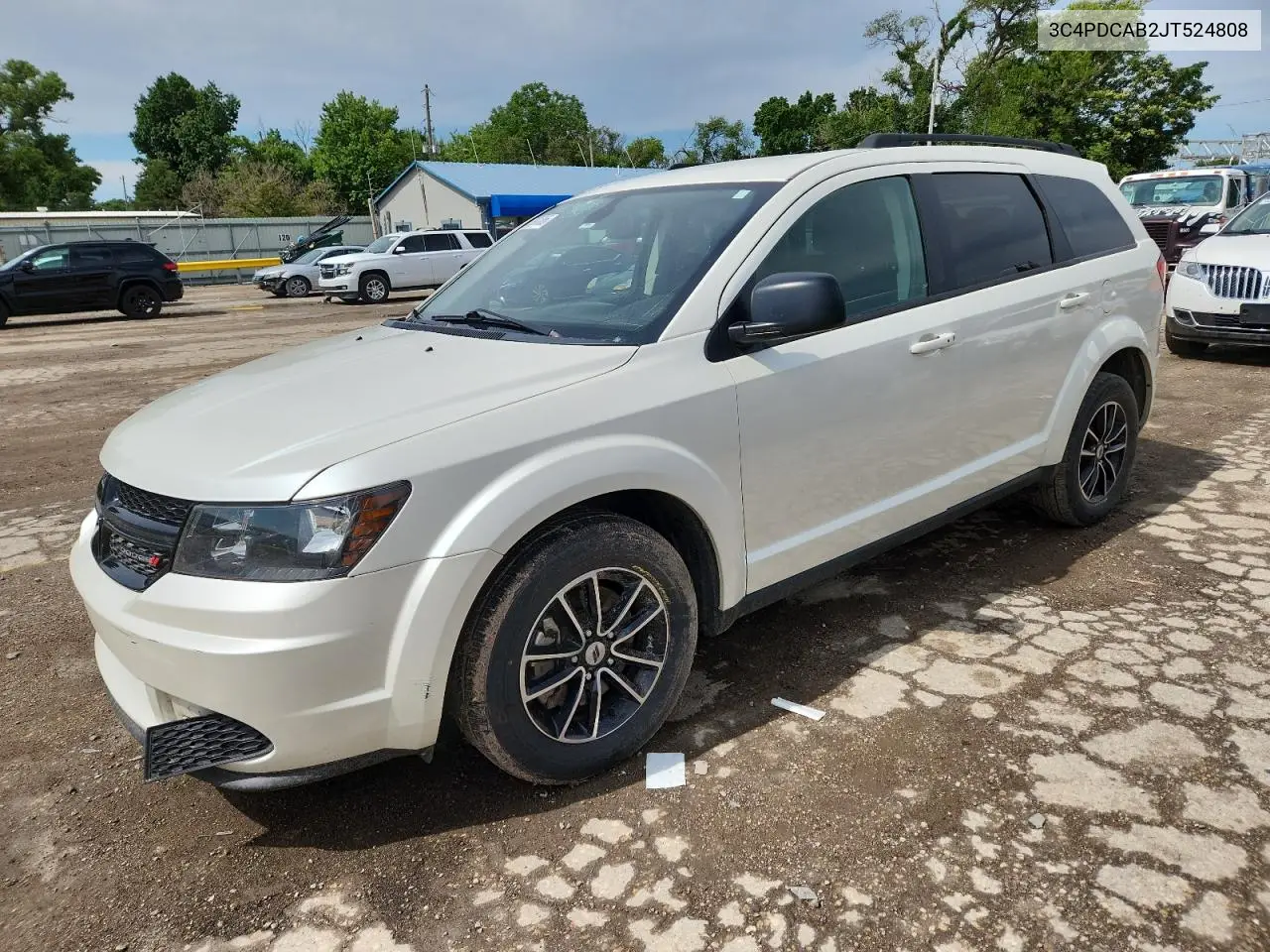 2018 Dodge Journey Se VIN: 3C4PDCAB2JT524808 Lot: 62891085