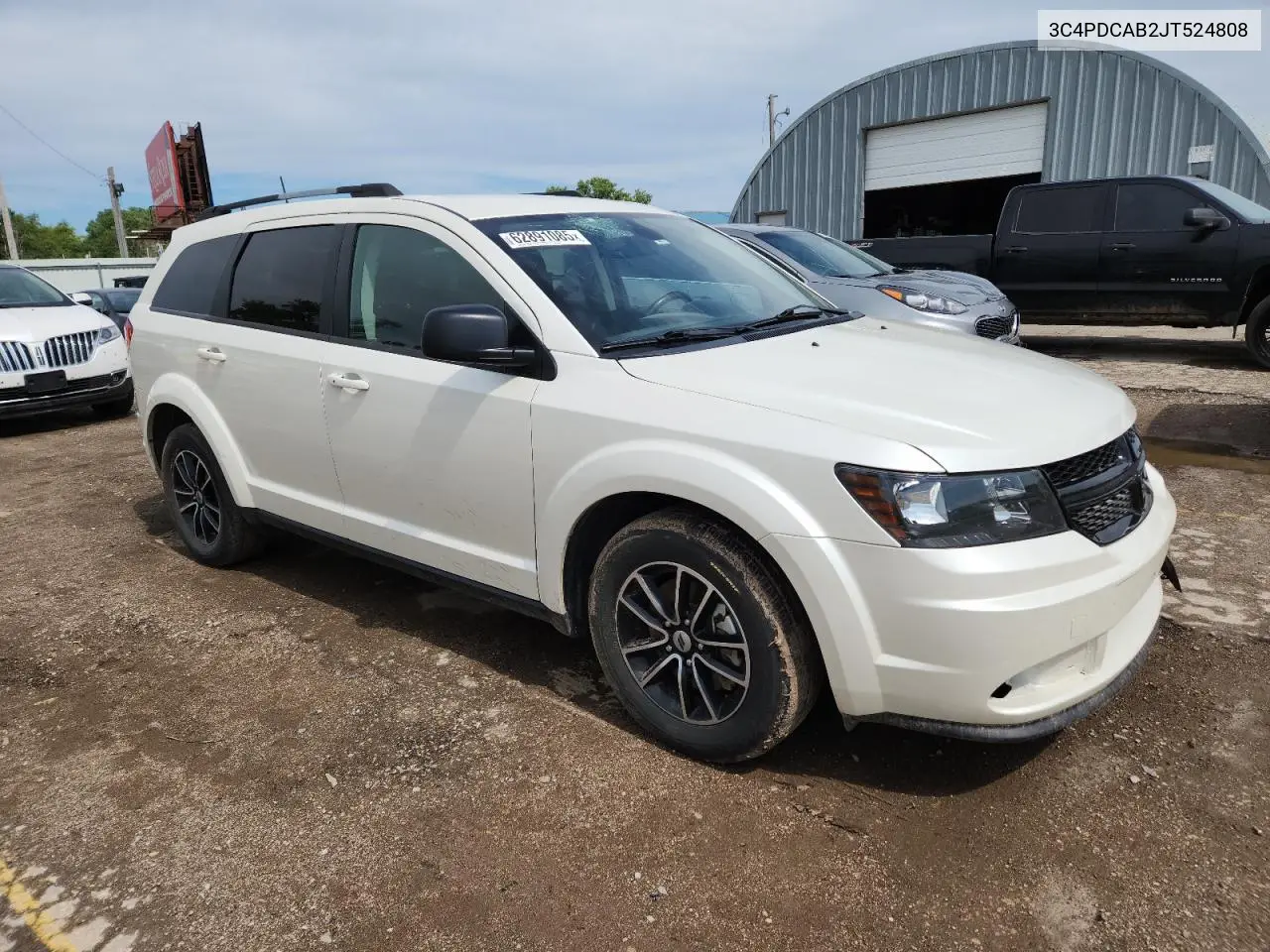 2018 Dodge Journey Se VIN: 3C4PDCAB2JT524808 Lot: 62891085
