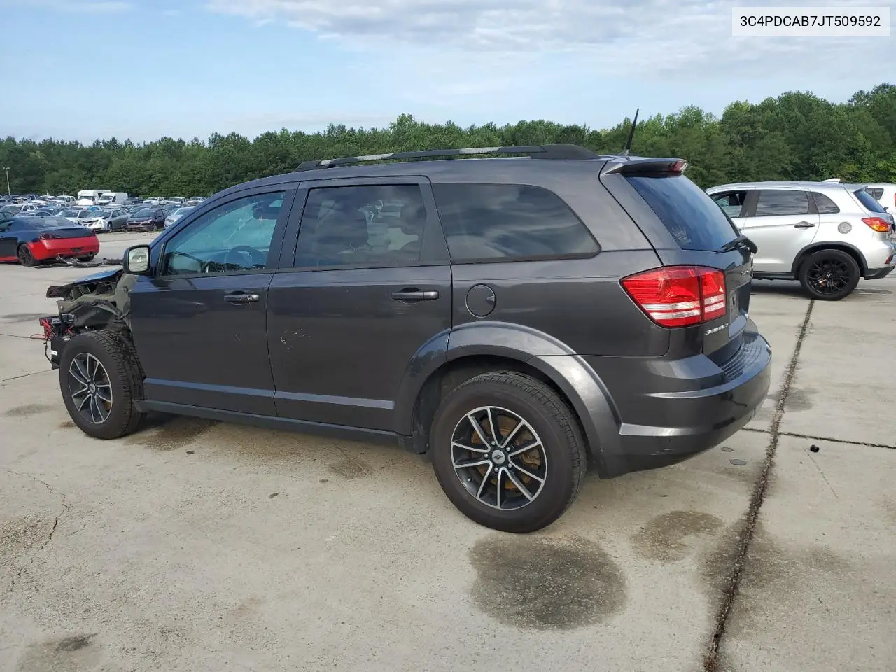 2018 Dodge Journey Se VIN: 3C4PDCAB7JT509592 Lot: 65529985